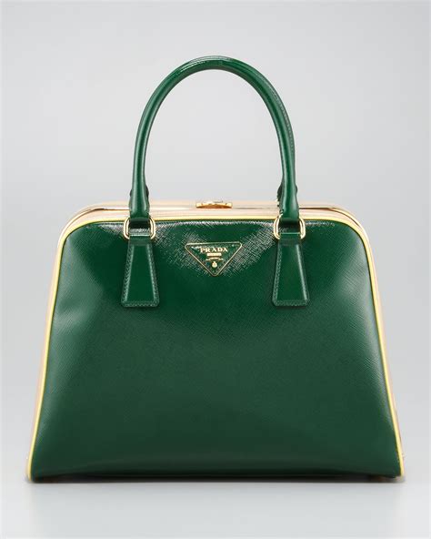 prada bags green|prada milano green handbag.